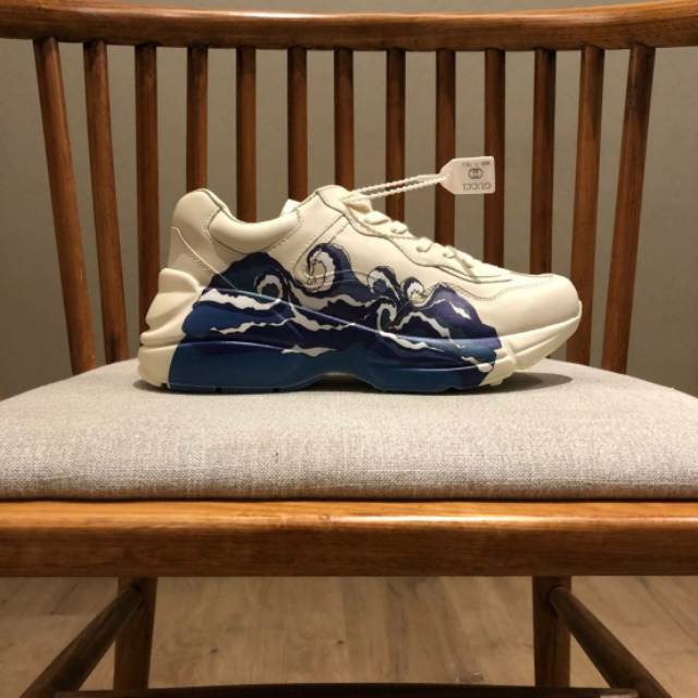 Gucci Rhyton Sneaker With Wave For Woman Premium Quality