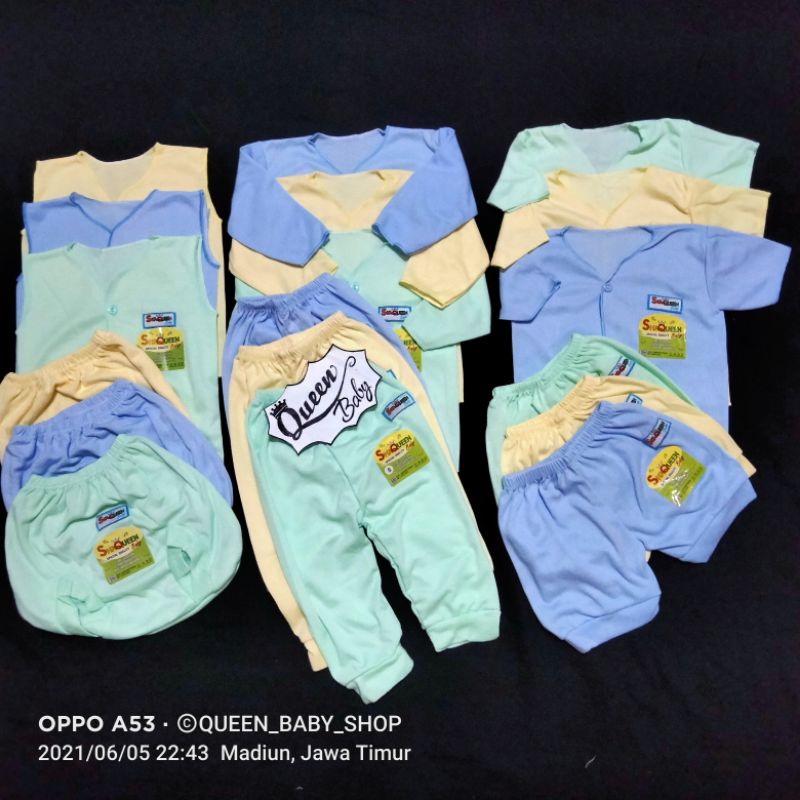 K-TA SNI (1 Setel) SETELAN NEWBORN Baju dan Celana Panjang Pendek Kutung