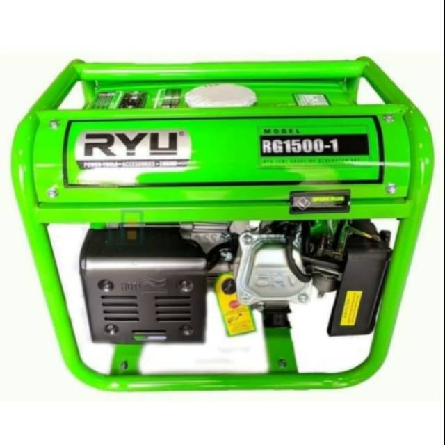 Mesin Genset 1000 Watt Bensin 4 Tak RG 1500-1 RYU By TEKIRO