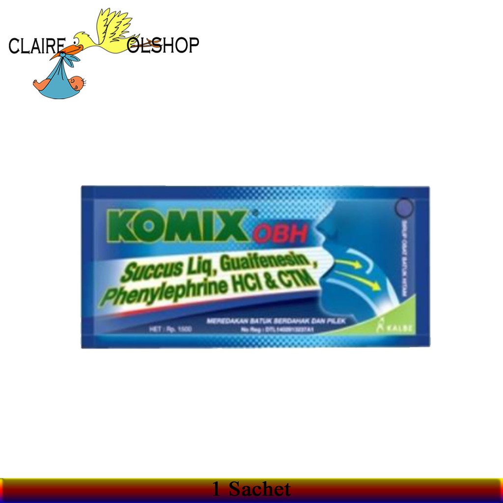 KOMIX OBH BIRU 1 SACHET 7 ML