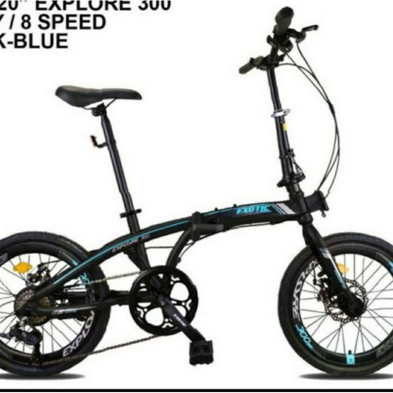 Sepeda lipat 20 inch Exotic 2026 Explore 300 alloy