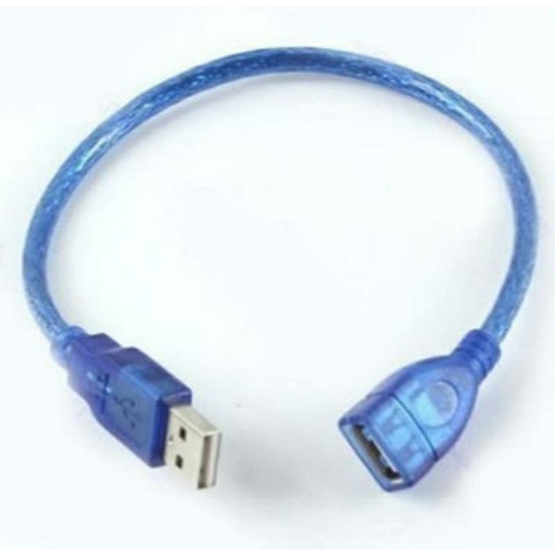 KABEL USB MALE FEMALE 30 CM / PERPANJANGAN USB / USB EXTENDER 30 CM