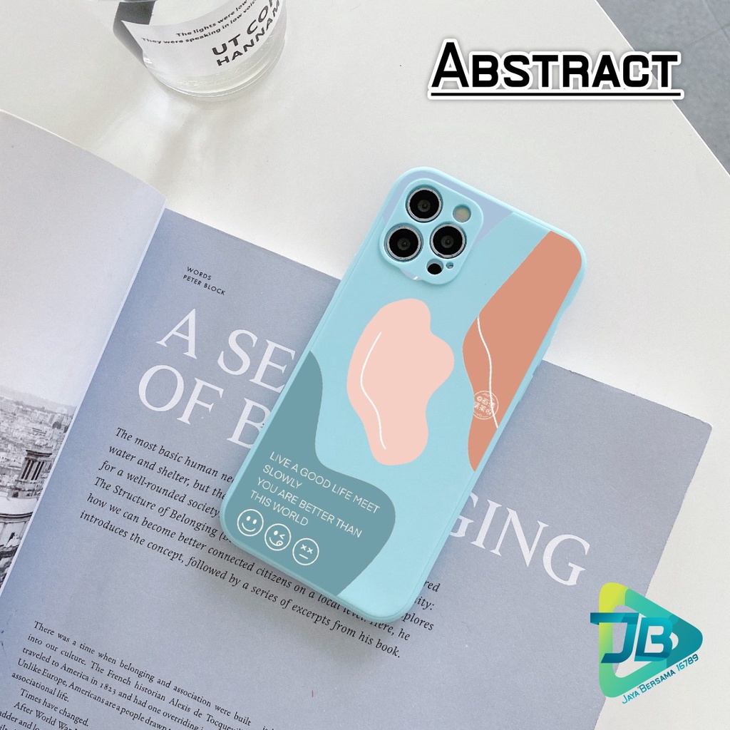 CASE CASING SOFTCASE SILIKON MACARON PELINDUNG KAMERA ABSTRACT OPPO VIVO SAMSUNG XIAOMI REALME IPHONE ALL TYPE JB5289