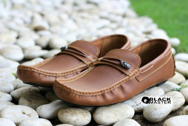 MOCCASIN DASI - BLACK MASTER | Sepatu Formal Pria Mocasin Kerja Dinas Kantor Kasual Hangout