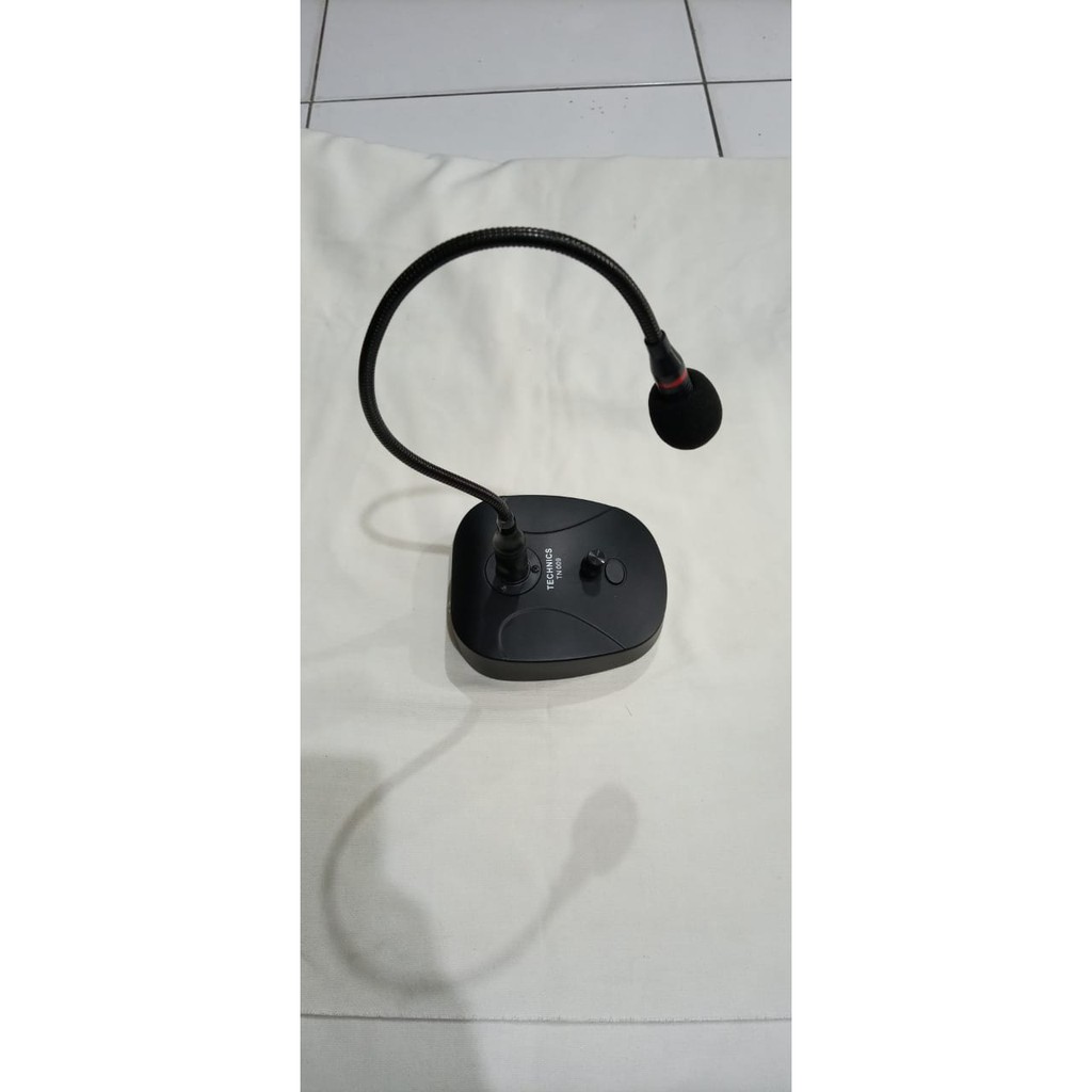 Mic Meja Mimbar Podium Technics TN009 Volume TN 009 TN-009 Meeting Microphone Condenser Condensor