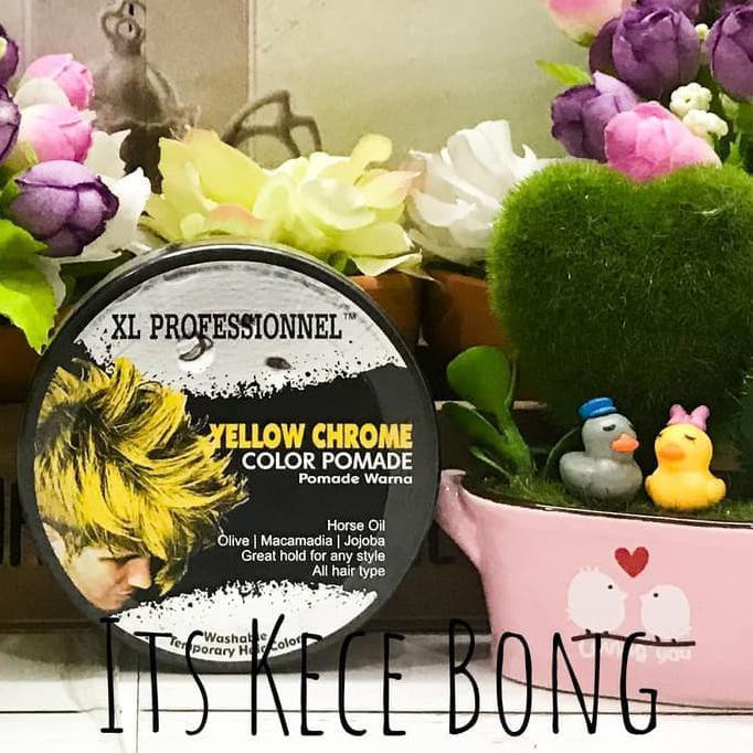 POT XL Professionnel Color Pomade Yellow Chrome 70gr