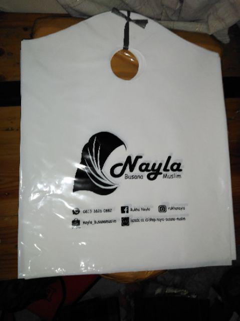 Plastik Packing Pe Gunung Uk 35x44 , Pe Persegi 35x50 Tebal 0,7 Free Desain Sablon Plastik Packing