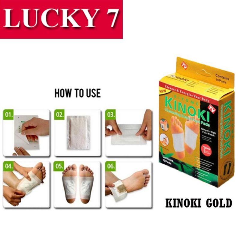 DE4 COD (1 Box Isi 10 Pcs) Koyo Kaki Kinoki Gold Detox ASLI /Koyo Kesehatan Ampuh Membuang