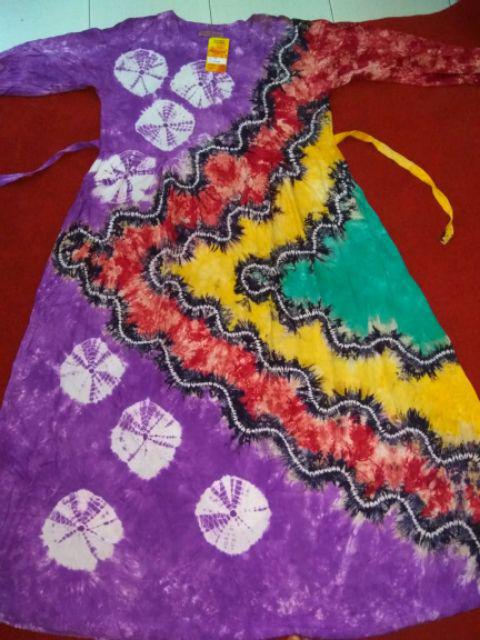 Gamis Batik Sasirangan Terbaru Jaminan Asli Pekalongan Original Terbaik