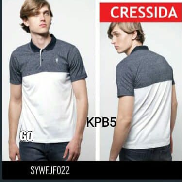 gos KPB CRESSIDA KAOS POLO KERAH Cowok Pakaian Pria Baju Polo Kerah