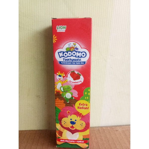 KODOMO TOOTHPASTE STAWBERRY, OREN, GRAPE 45g