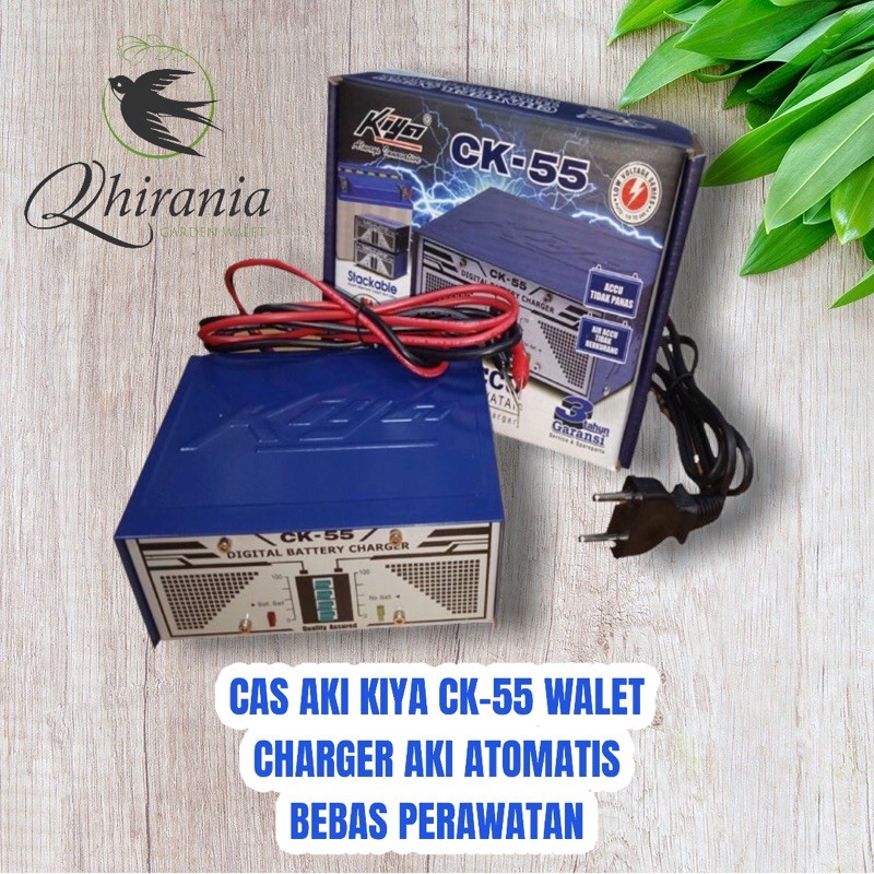 CAS AKI KIYA CK 55 WALET / CHARGER ACCU OTOMATIS KIYA CK 55