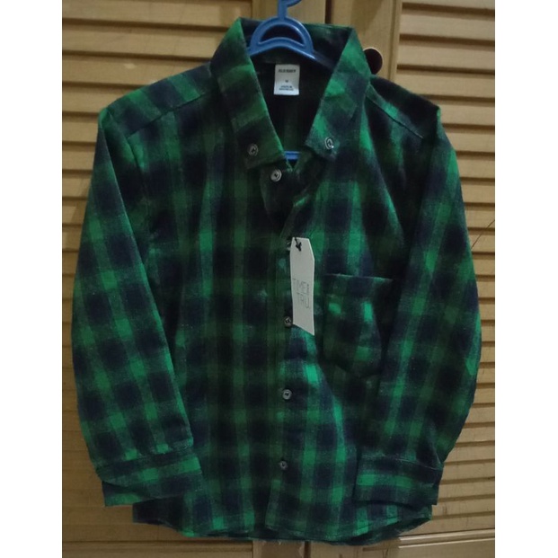 Kemeja Flanel anak laki-laki old navy