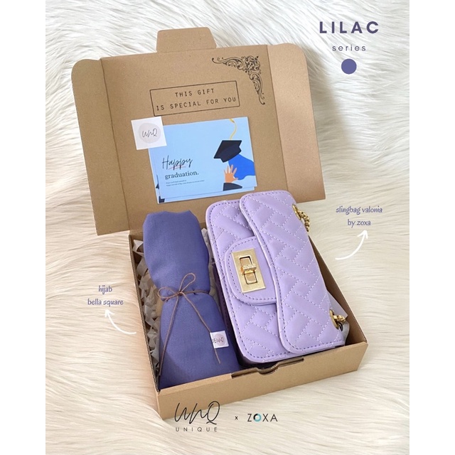 HAMPERS / KADO / GIFT Wanita Muslimah Tas dan Hijab | UNIQUE x ZOXA