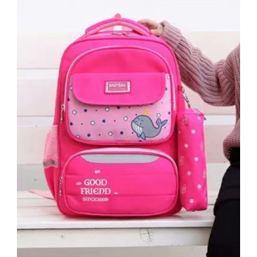 Ransel anak backpack anak tas sekolah anak ransel lumba lumba ransel anak 2in1 murah babybag murah