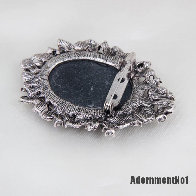 (Adornmentno1) 1pc Bros Pin Wanita Desain Cameo Victoria Hias Kristal Untuk Pesta Nikah