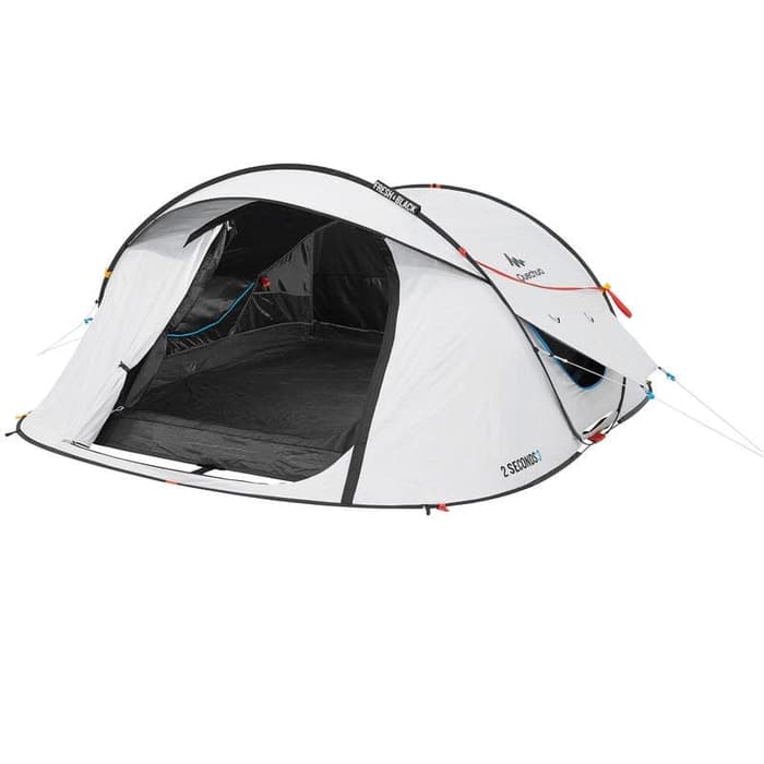 TENDA CAMPING - 2 SECOND 3 FRESH&BLACK | 3 PERSON CAMPING TENT WHITE