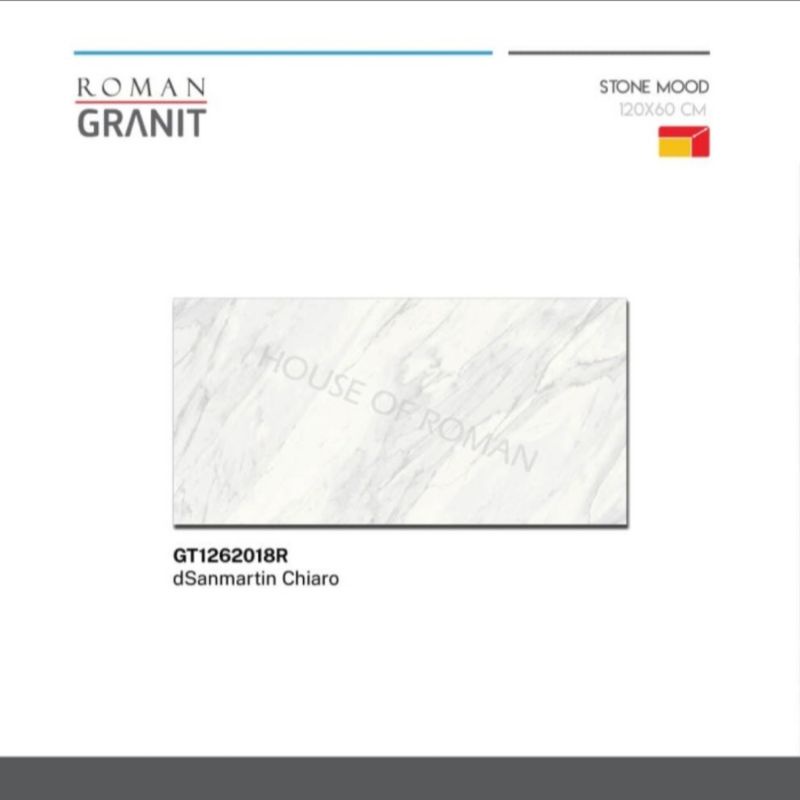 Granit Roman dSanmartin Chiaro 120x60 / Granit Meja Dapur / Granit Lantai Besar / Granit Lantai Putih / Granit Motif Marmer / Granit Roman Murah / Granit Lantai Murah / Granit Lantai Rumah / Granit Lantai Dapur / Granit Dinding Kamar Mandi