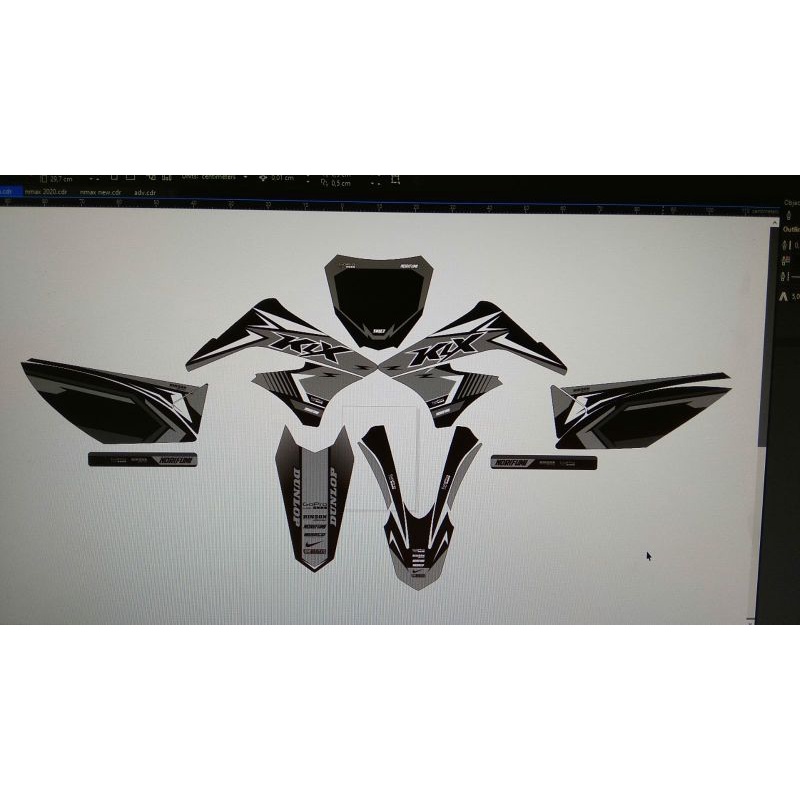 decal klx lama & crf