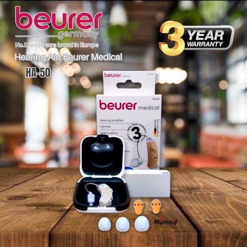 Alat Bantu Dengar Original Beurer HA50  / Beurer HA-50 Hearing Aid Bergaransi Resmi 3 tahun