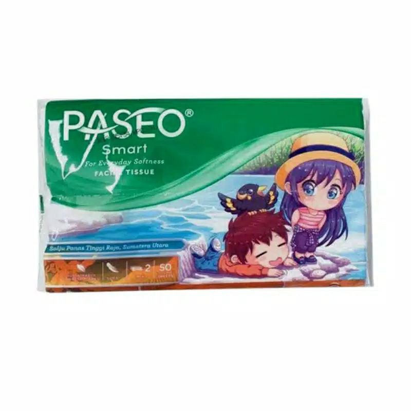 TISU TRAVEL FACIAL PASEO SMART 50 SHEET 2 PLY