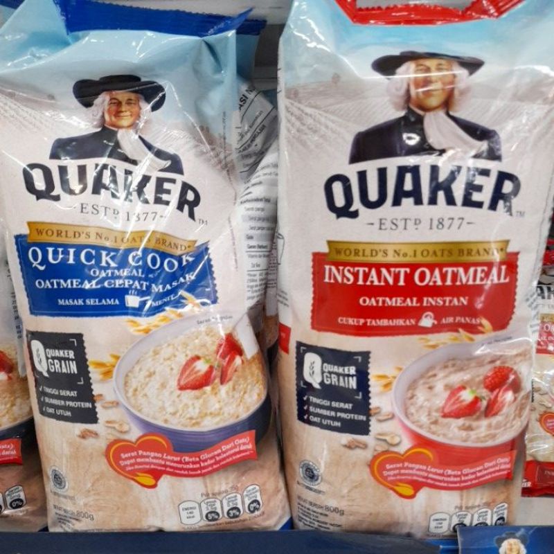 

quaker quick cook/oatmeal 800g