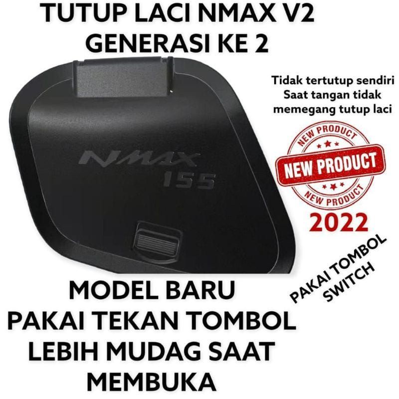 COD Tutup Laci Nmax V2 Tutup Cover Laci Nmax New Cover Tutup Bagai Saku Laci Nmax New