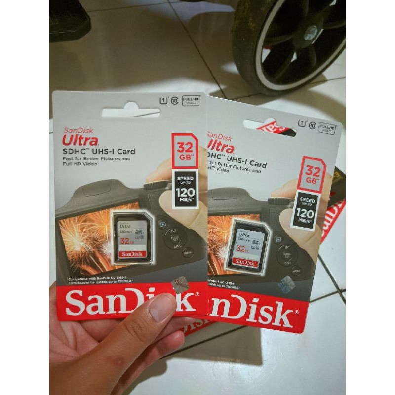 Sdcard memori kamera sandisk ultra 32gb ori