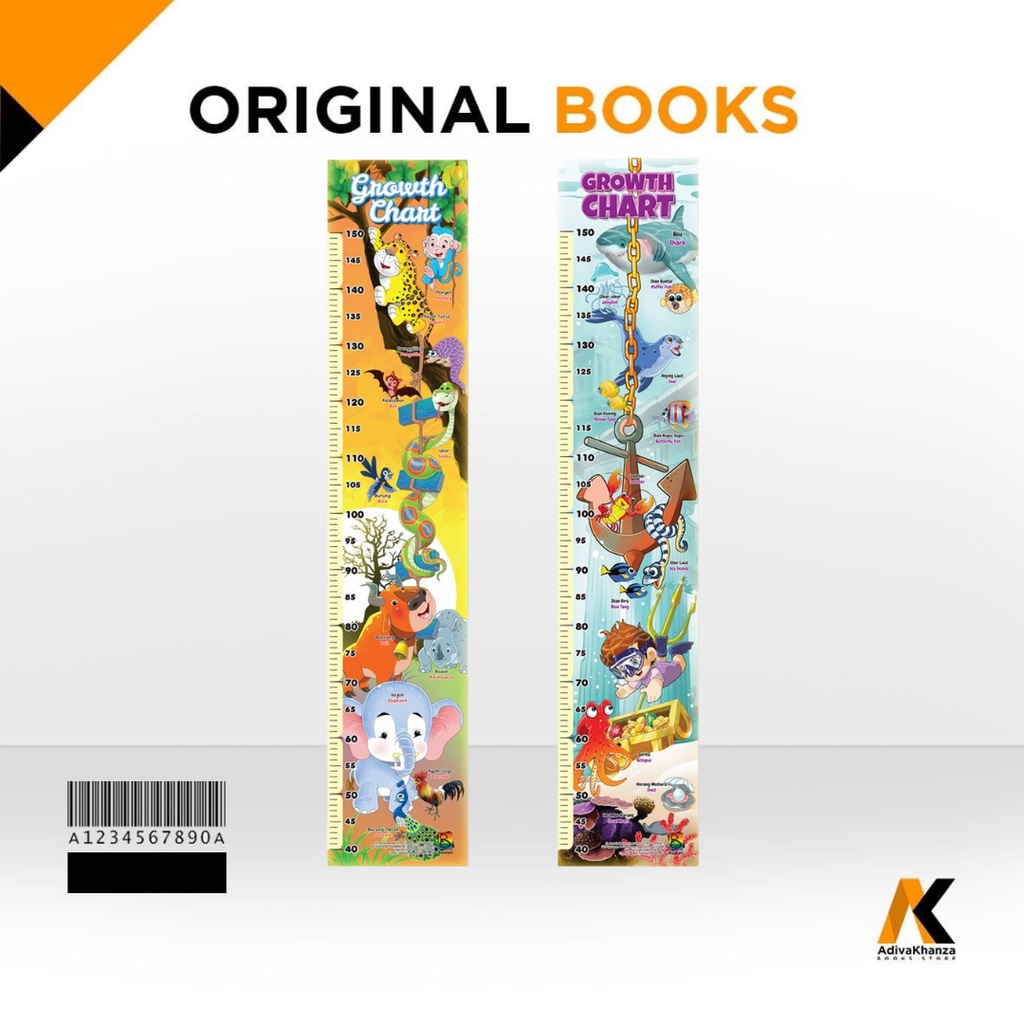 

Alat Peraga Edukatif - Growth Chart Binatang - Alat Ukur Tinggi Anak
