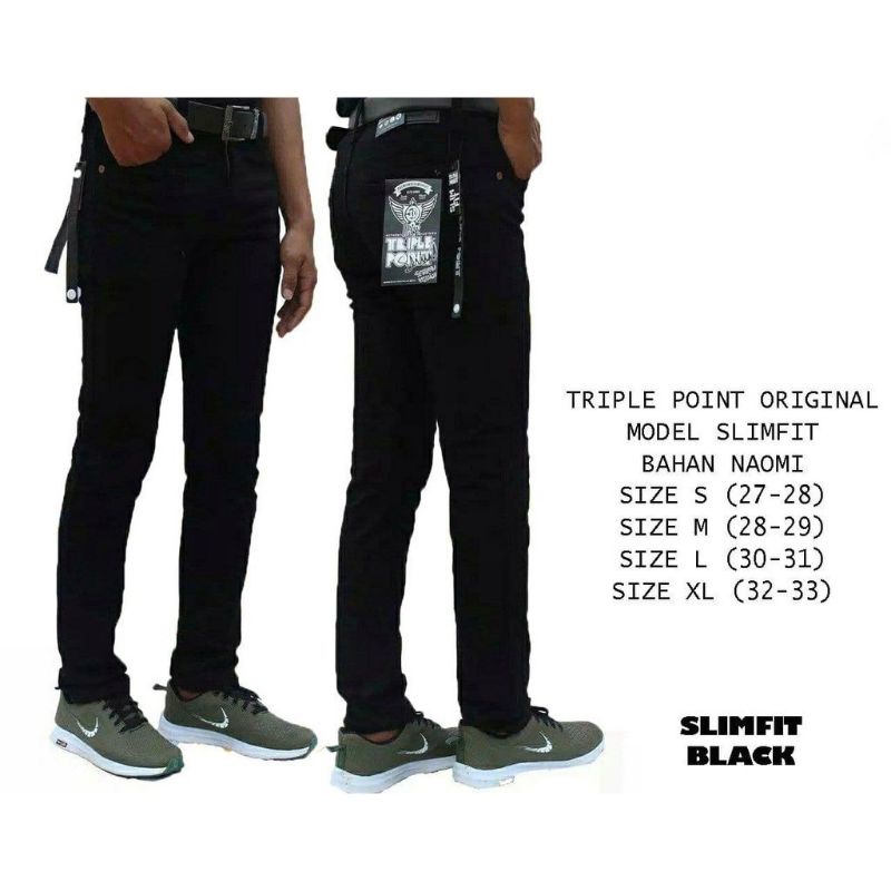 celana jeans street pensil jeans street slim celana jeans hitam Noni slim pria calana panjang pensil celana jeans street terbaru