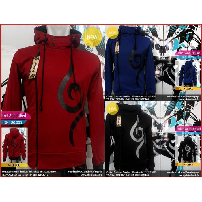Jaket Anbu Elite Squad Konoha Naruto