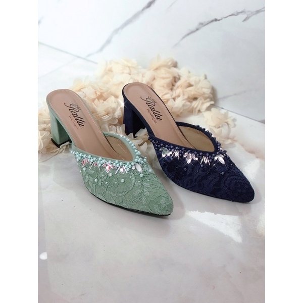 Termurah!!! sepatu pengantin / wedding shoes / heels 7cm / sepatu wanita / farsya series