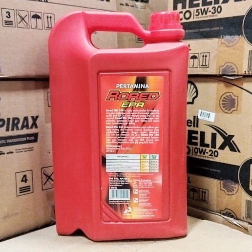 OLI GARDAN / OLI GEAR / OLI TRANSMISI PERTAMINA RORED EPA 140 5 LITER