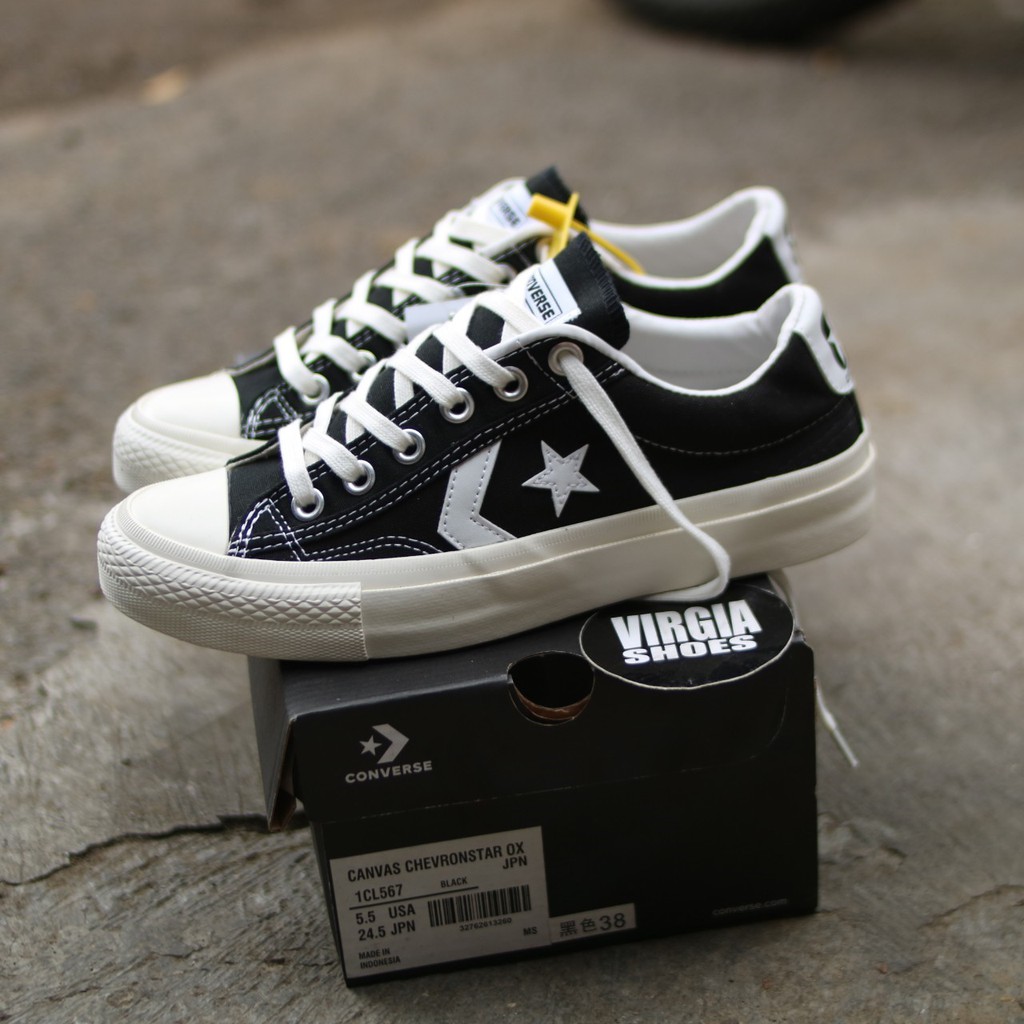 Sepatu Converse Japan Break Star Sk Ox Black White