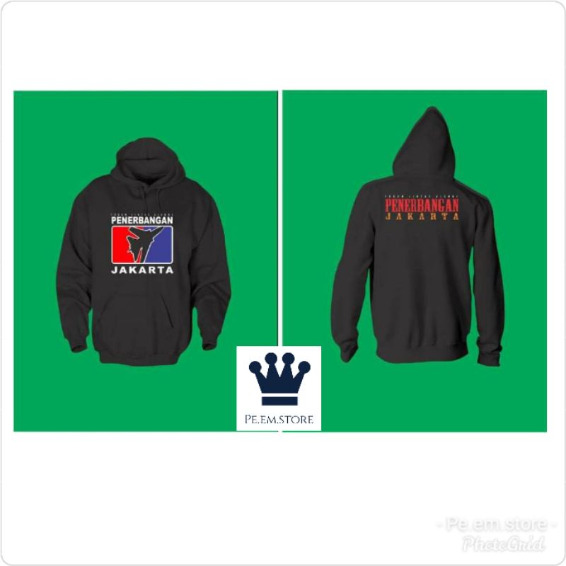 Sweater Hoodie SMT STM Penerbangan Jakarta Kapal Blok M