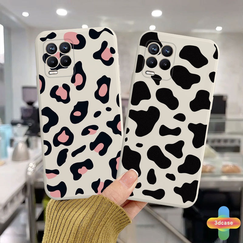 Soft Case Realme C11 2021 C21Y C15 C21 C25 C20 C3 C12 C25S 5 5S 5i C17 7i C1 C31 C35 C25Y C2 C3i 6i C20A realme Narzo 20 10 10A 20A 30A A54 A15 A16 A9 A5 A7 A5S A95 A53 A33 Y12 Y20 A12 Fashion Leopard Print Camera Lens Protection Case