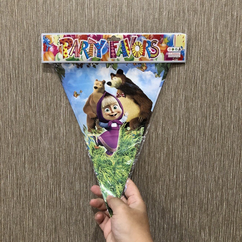 PROMO! TOP 6 Model ISI=10,T.29CM, MARSHA THE BEAR BANNER FLAG BUNTING
FLAG DEKORASI EVENT