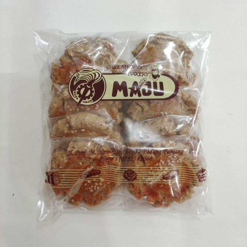 

Kue Kacang Maju Bakery 200gr(isi 10pcs)Oleh oleh Khas Kota Padang Panjang Sum-Bar