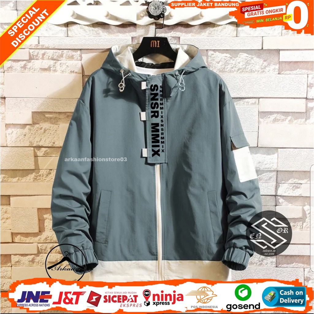 TERBARU !! JAKET HOODIE SNSR MMIX / JAKET HOODIE CANVAS ORIGINAL SENSOR