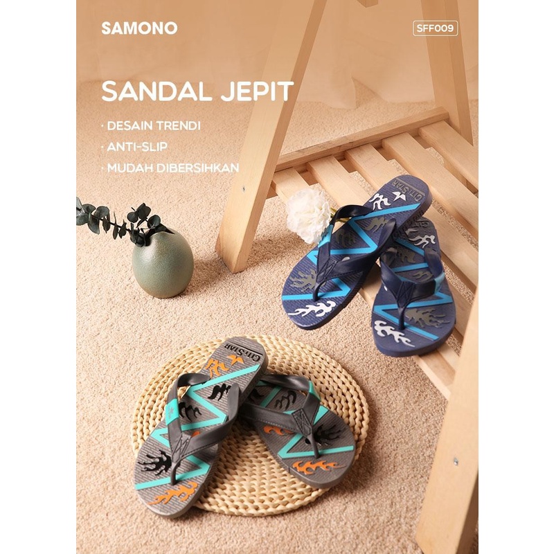 Sandal Jepit Anti Slip Pria - SAMONO SFF009