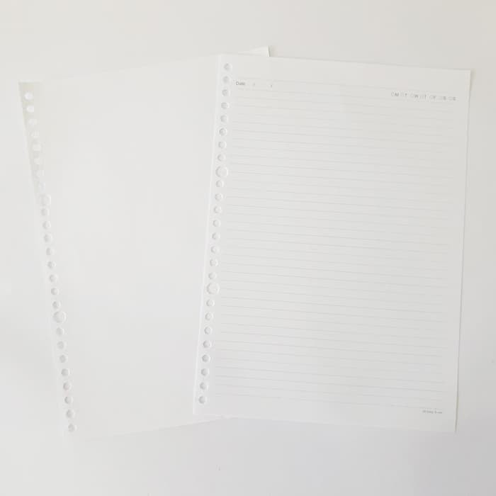 

Terlaris HVS Loose Leaf B5 (RULED) Kertas Binder/ Isi Notes - 50 lbr Elegan