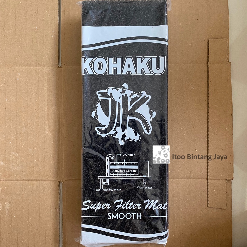 Media Filter Akuarium Kapas Biofoam KOHAKU Hitam