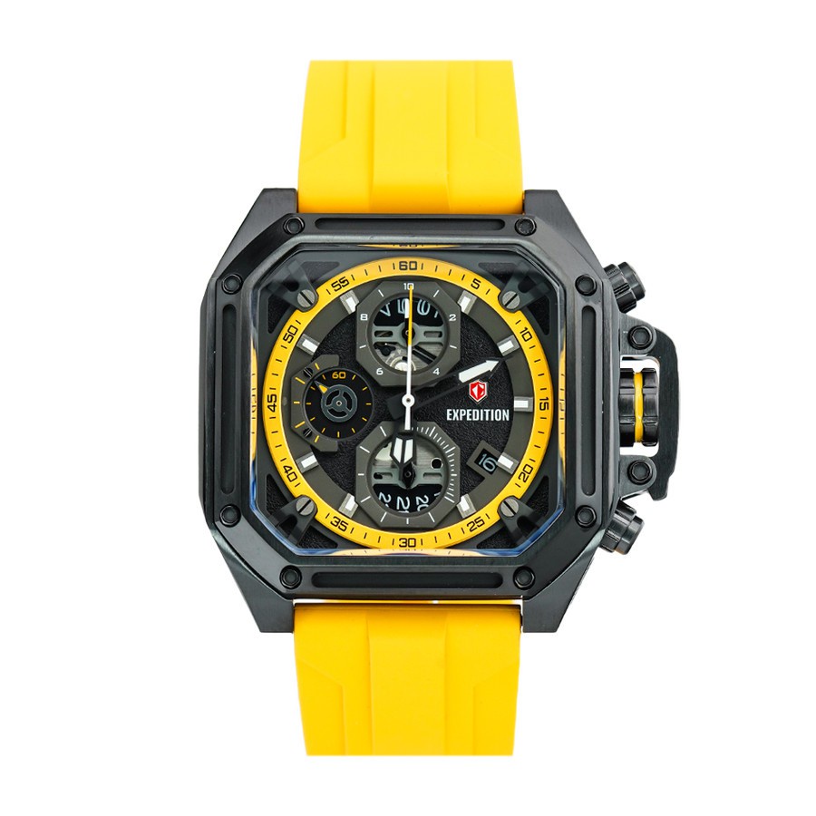 JAM TANGAN PRIA EXPEDITION E 6812 E6812 RUBBER ORIGINAL GARANSI RESMI 1 TAHUN