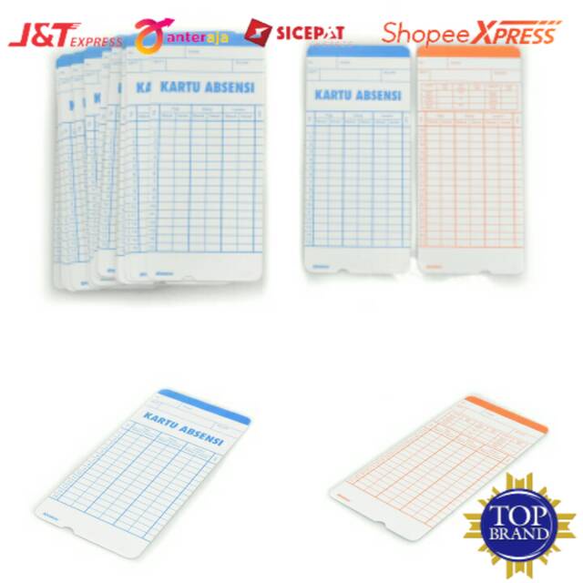 

Kartu Absensi Kartu Absen KRISBOW - isi 100 pcs