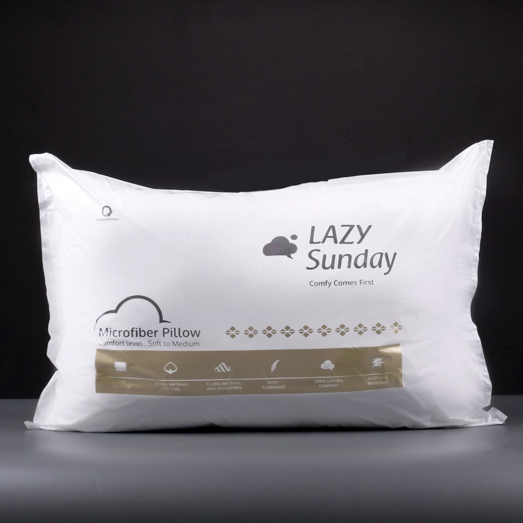 Bantal Tidur Super Comfy Simple Microfiber Goose Down Bantal Tidur Super Comfy Simple Microfiber Goose Down
