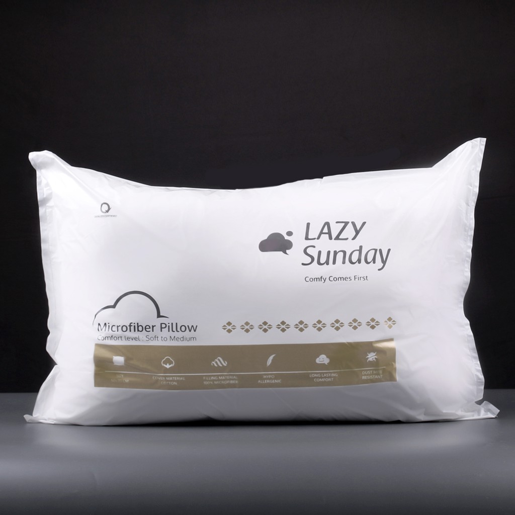  Bantal Tidur  Super Comfy Simple Microfiber Goose Down 