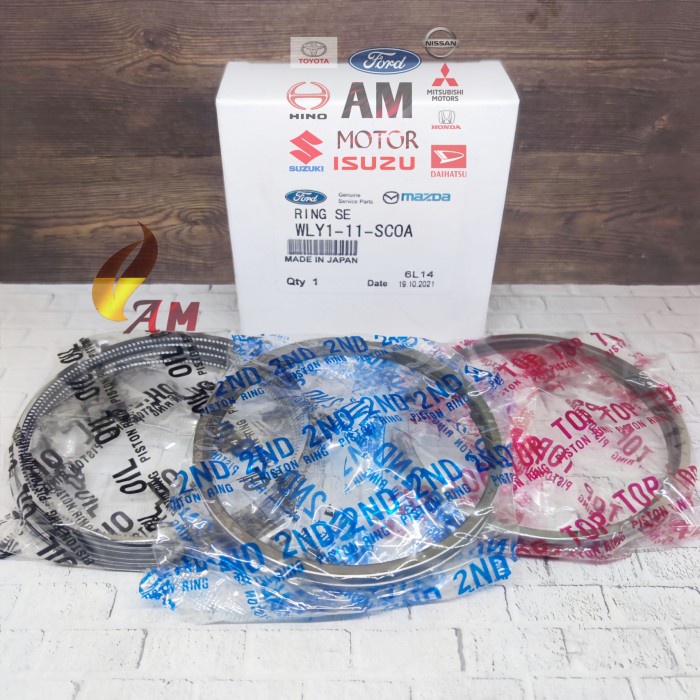 Ring piston ring seher set ring set piston ford ranger 2.5 2500cc bt50