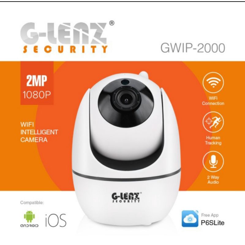 GLENZ SMART IP CAMERA CCTV PTZ - GWIP 2000 (Full HD 3MP)