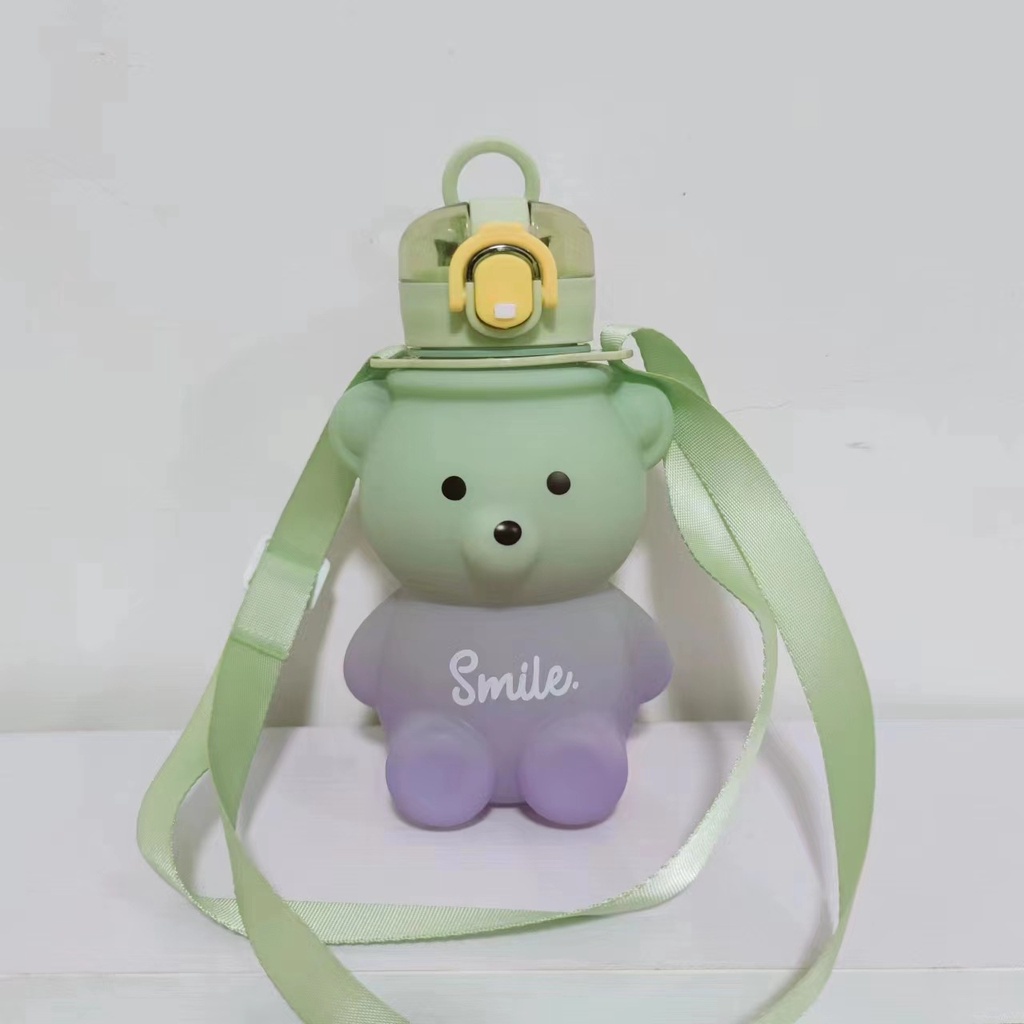 BOTOL BEAR SMILE GRADASI Sticker 2D + 3D