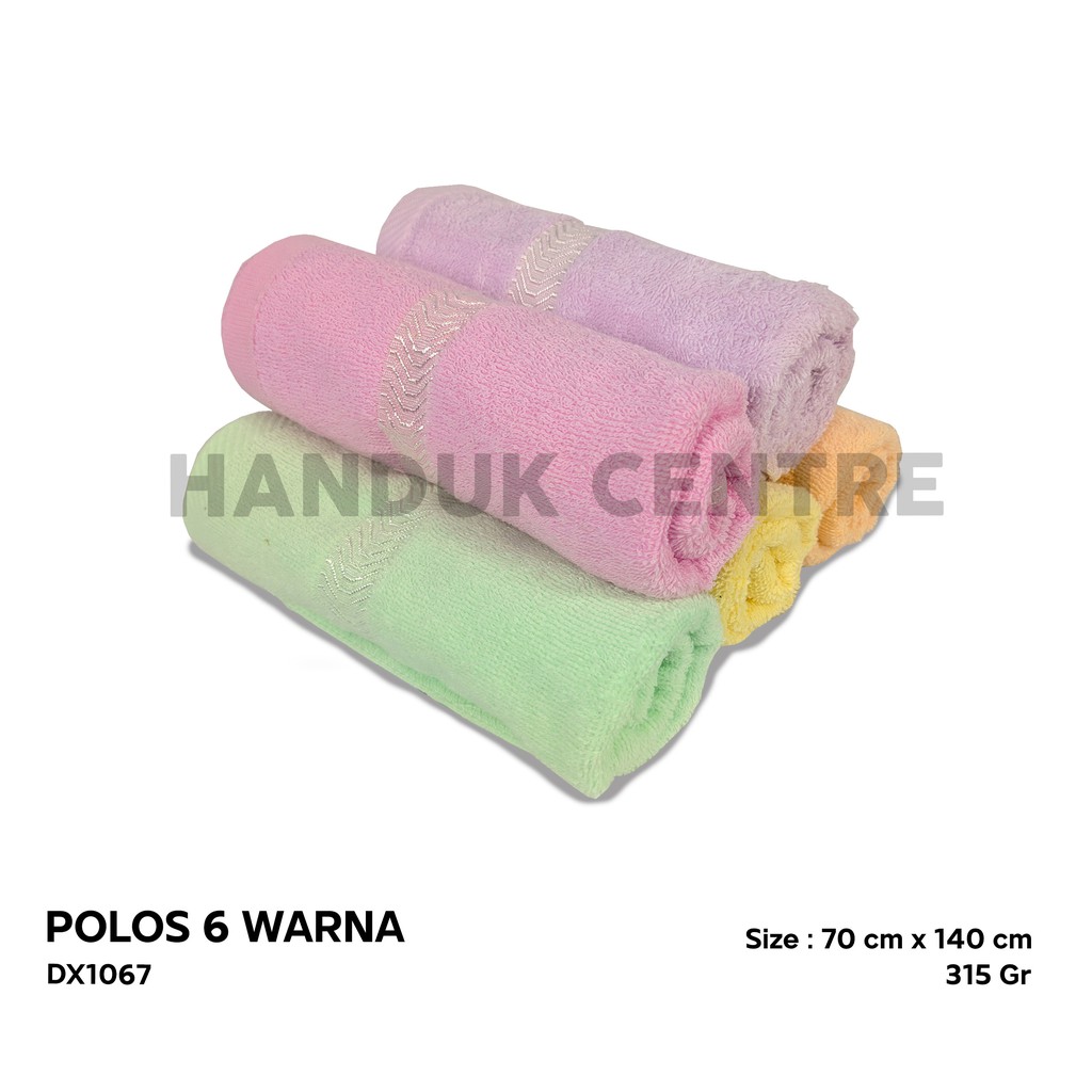 [ Handuk Centre ] Handuk Mandi Dewasa 70x140cm Polos by Dixon || DX1067